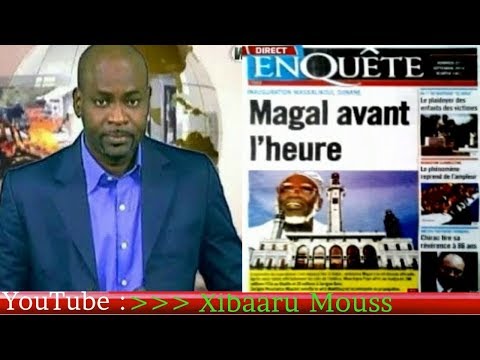 Revue de presse WalfTv en Wolof du 27 Septembre 2019