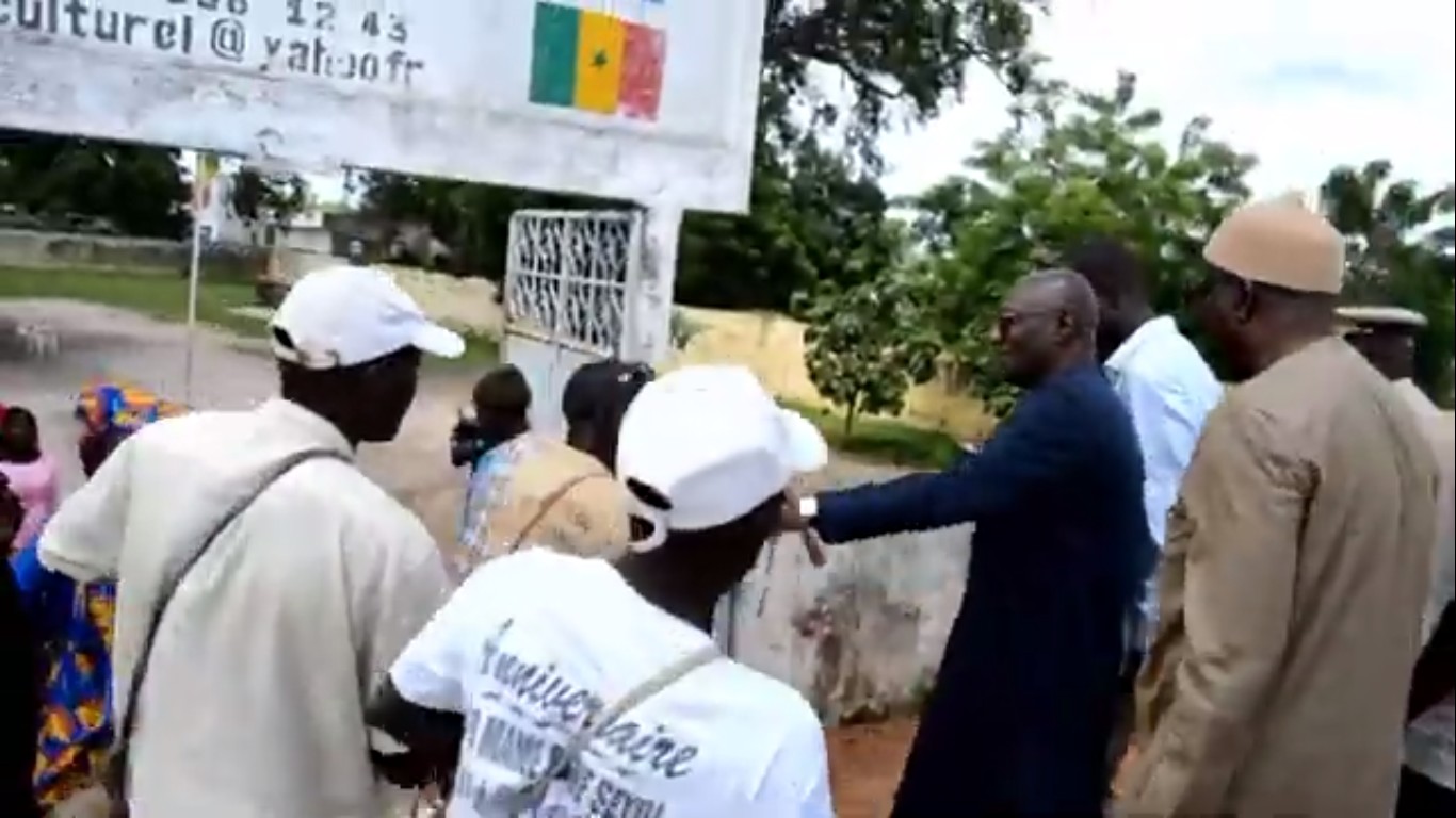 Le Ministre de la culture lors de sa dernière visite à Kolda