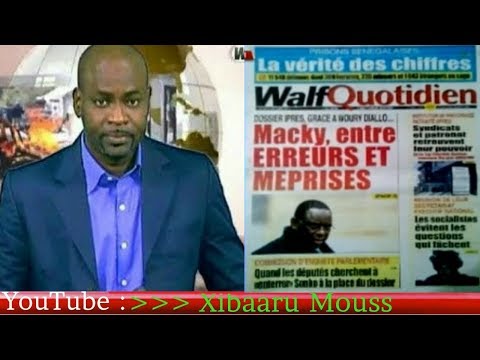 Revue de presse WalfTv en Wolof du 10 Octobre 2019