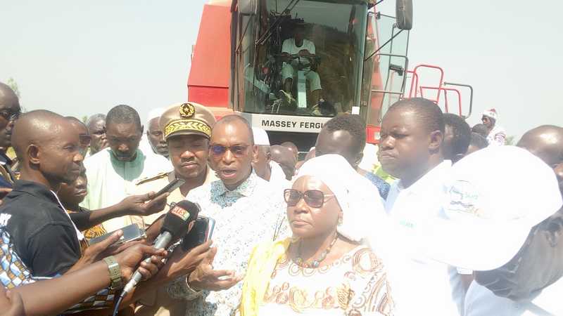 Le Ministre Moussa Baldé en visite de terrain au Fouladou