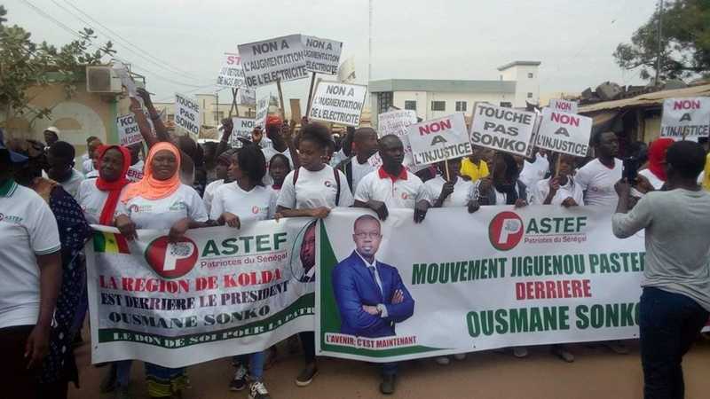 Marche de PASTEF à Kolda : « Touche pas à Ousmane Sonko… »