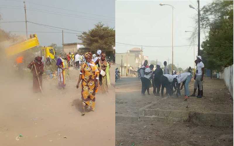 Premier « cleaning day » à Kolda : la gouvernance et le centre-ville font peau neuve.