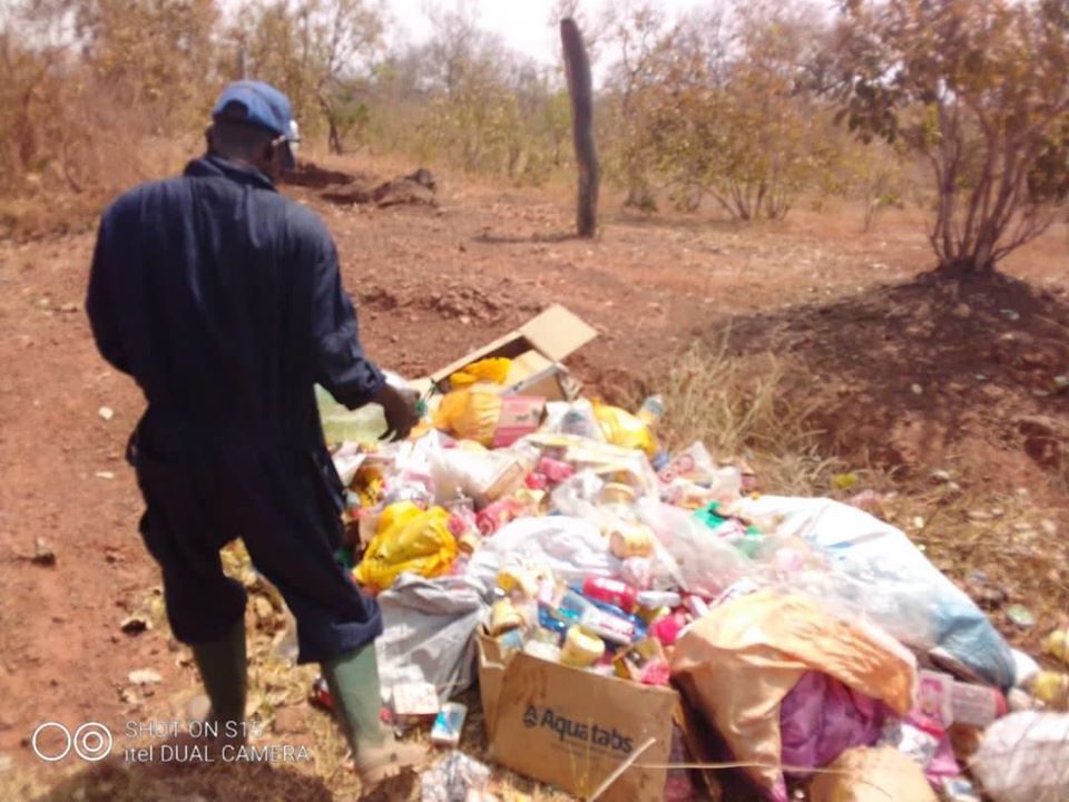 Médina Yoro Foula : le service d’hyène a incinéré plus de 300 kg de marchandises prohibées.