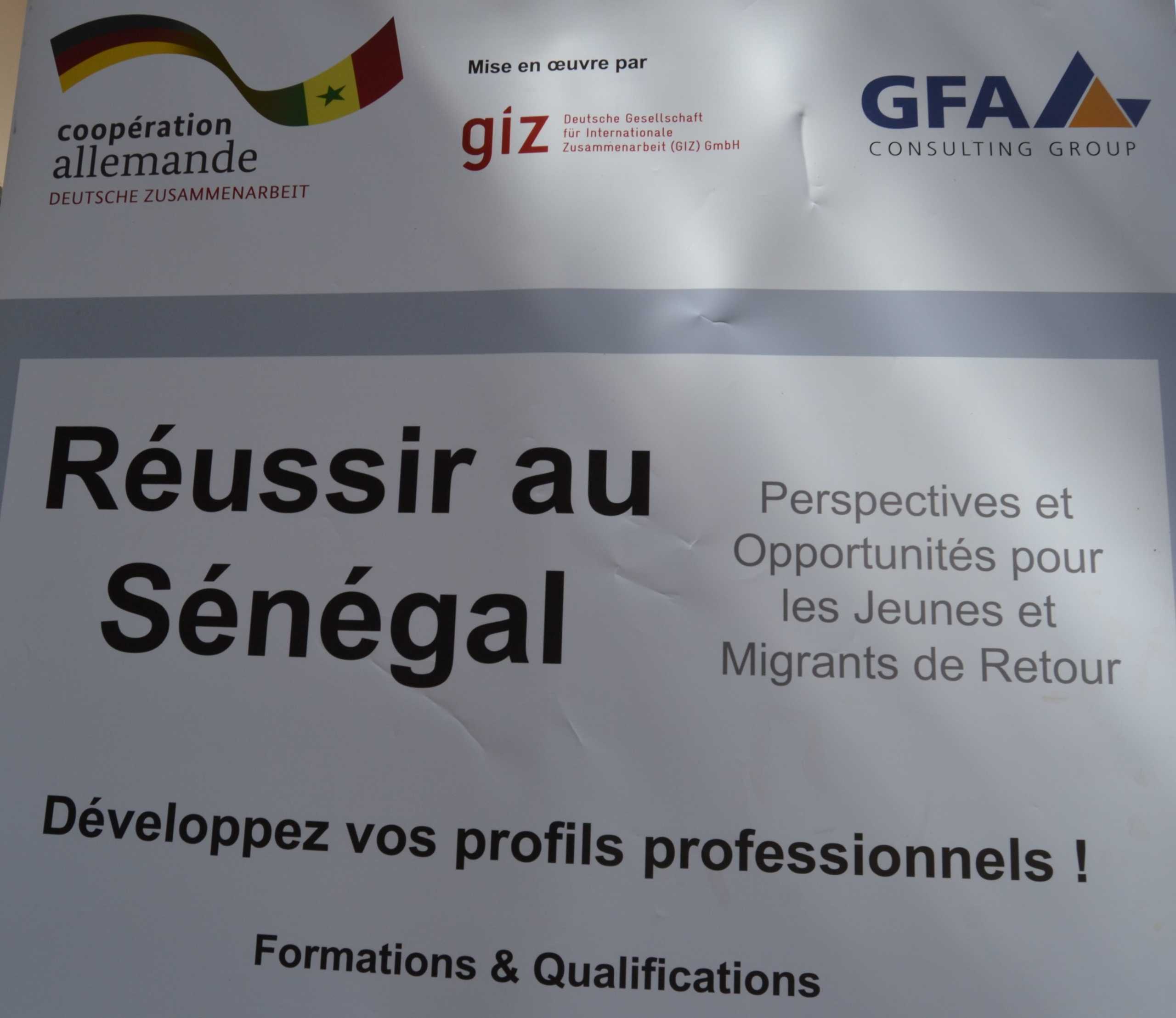 Formation Professionnelle : Gfa (Réussir au Sénégal) a formé 90 jeunes de Kolda