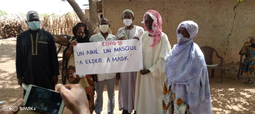 COVID 19 à Vélingara : L’ONG GMP donne  des masques aux personnes âgées
