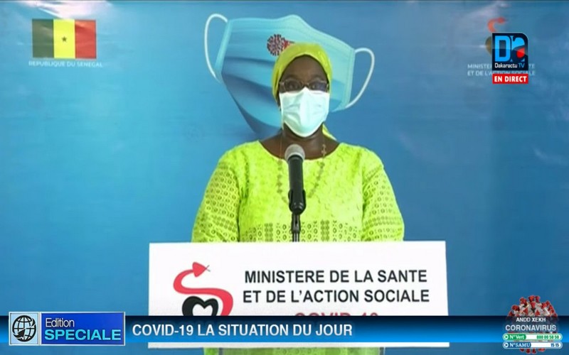 Le Sénégal enregistre ce vendredi 59 nouveaux cas testés positifs au Covid-19, 49 nouveaux guéris et 7 cas graves en réanimation