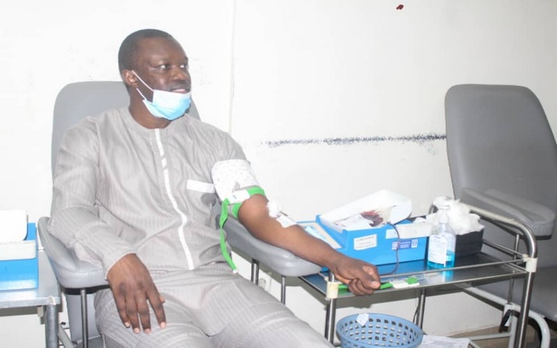 Le PASTEF de Kaffrine remet 45 poches de sang à l’hôpital régional