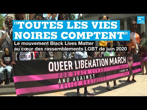 « Toutes les vies noires comptent » : Black Lives Matter au cœur des rassemblements LGBT de juin