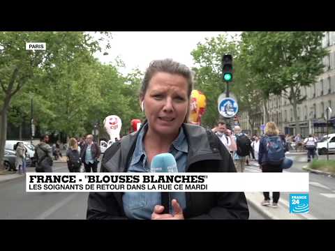 France : – « Blouses blanches » : les soignants de retour dans la rue ce mardi