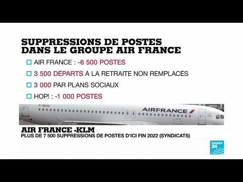 Selon les syndicats, Air France veut supprimer 7 500 postes d&rsquo;ici 2022