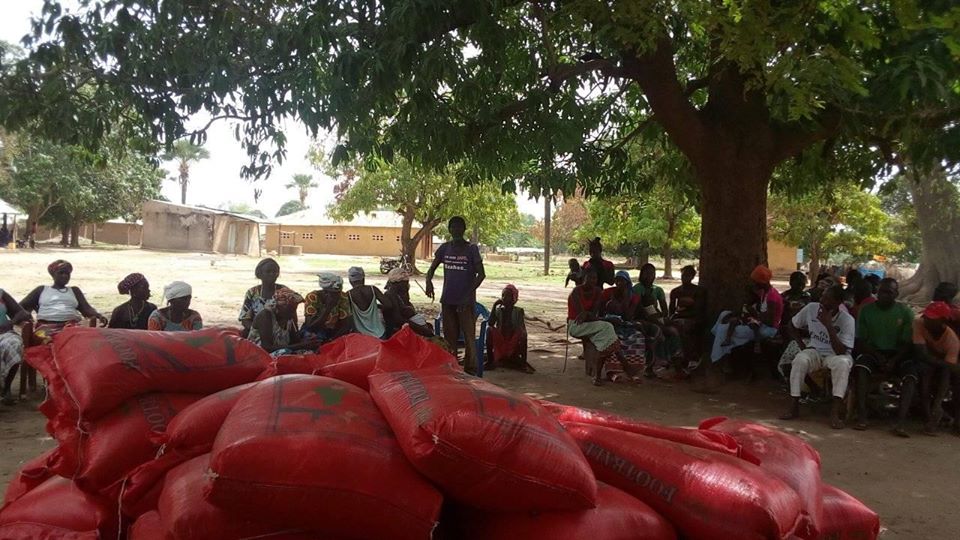 Covid 19-Aide alimentaire : des partenaires de la Suisse appuient en vivres le village de Sanou