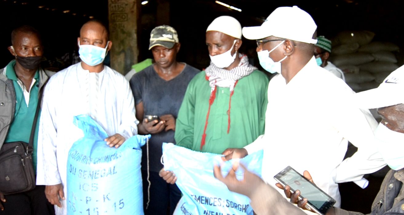 Lutte contre la covid 19 à Kolda : Le Padaer 2 octroie des intrants agricoles aux producteurs