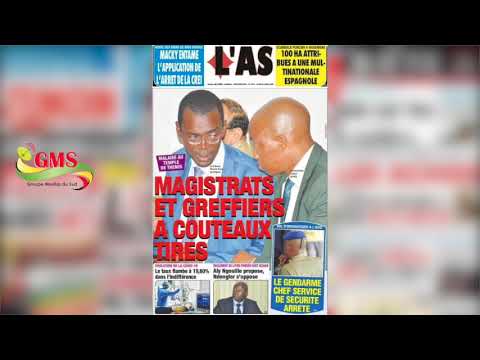 REVUE DE PRESSE WOLOF  GMS DU 20 JUILLET 2020