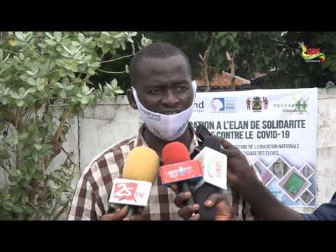 WLF ZIG COVID-19 : LA FÉDÉRATION DYMBAYA KAGNALENE RENFORCE LE DISPOSITIF SANITAIRE DANS 40 ECOLES