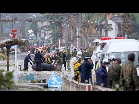 Japon : des inondations et glissements de terrain font des dizaines de morts