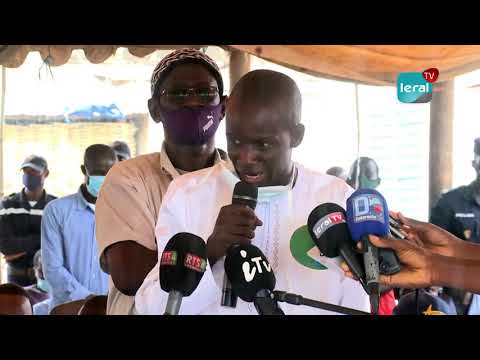 Visite des infrastructures réalisées  à Marsassoum, par le Ministre Abdoulaye DIOP et Mr Oumar YOUM