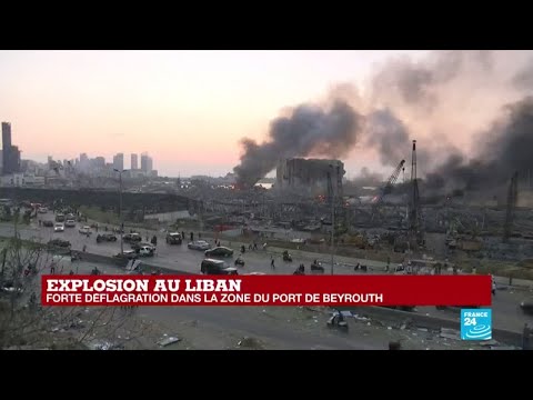 Explosion à Beyrouth : d’importants dégâts et de nombreux blessés