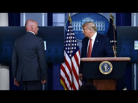 Le point presse de Donald Trump brièvement suspendu après une fusillade devant la Maison Blanche