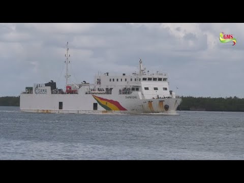 ZIGUINCHOR : ARRIVEE DU PREMIER BATEAU DIAMBOGNE APRES 06 MOIS D&rsquo;ARRET