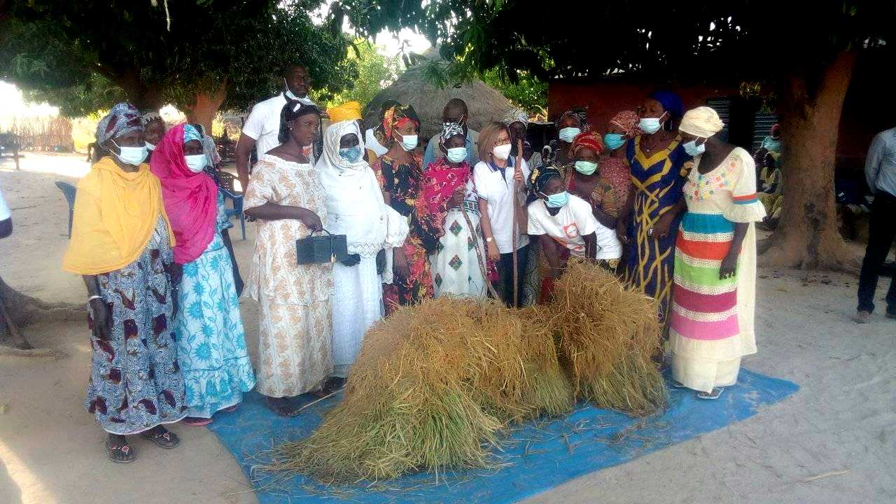 La Directrice, Représentante Résidente du PAM au Sénégal, en visite de terrain au Foualdou