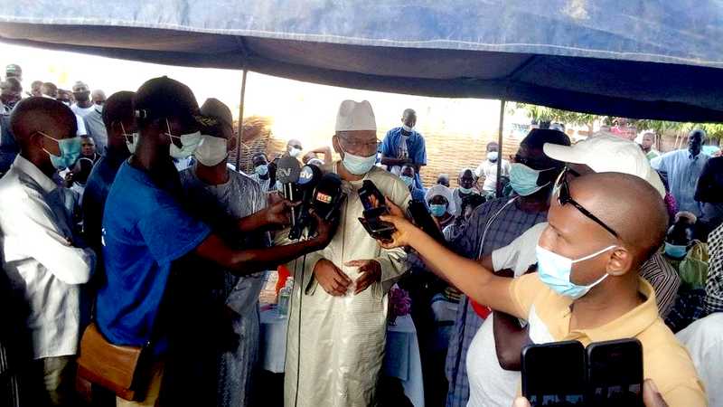 Pr Moussa Baldé en visite dans le Patim : « la campagne de commercialisation de cette année est la plus enrichissante… »