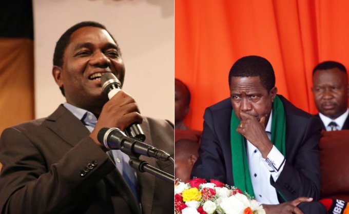 Zambie : Le Président sortant reconnaît sa défaite et félicite l’opposant élu