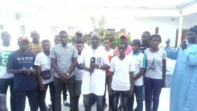Elections territoriales à Kolda : une partie de la famille sportive dans le camp de Mameboye Diao.