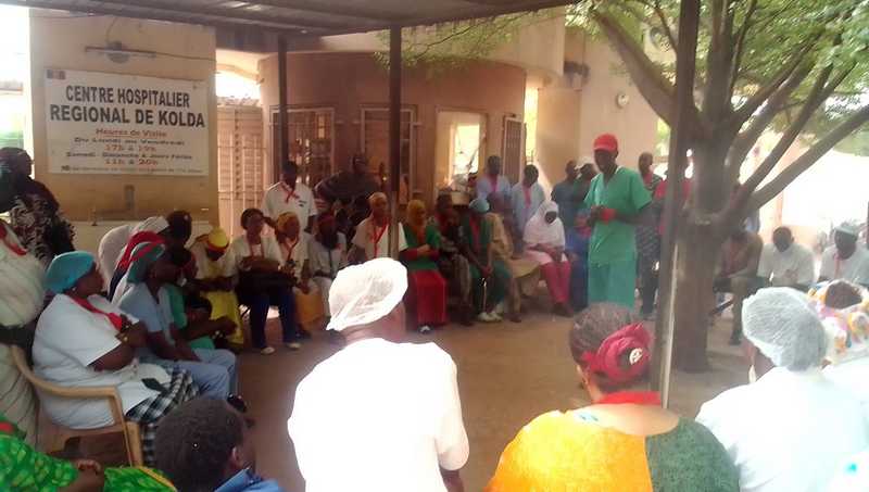 Sit-in des travailleurs de l’hôpital régional de Kolda : les blouses blanches exigent de l’Etat le respect des accords signés