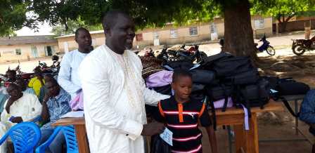 Vélingara : L’UDEN offre des kits scolaires aux enfants des collègues décédés