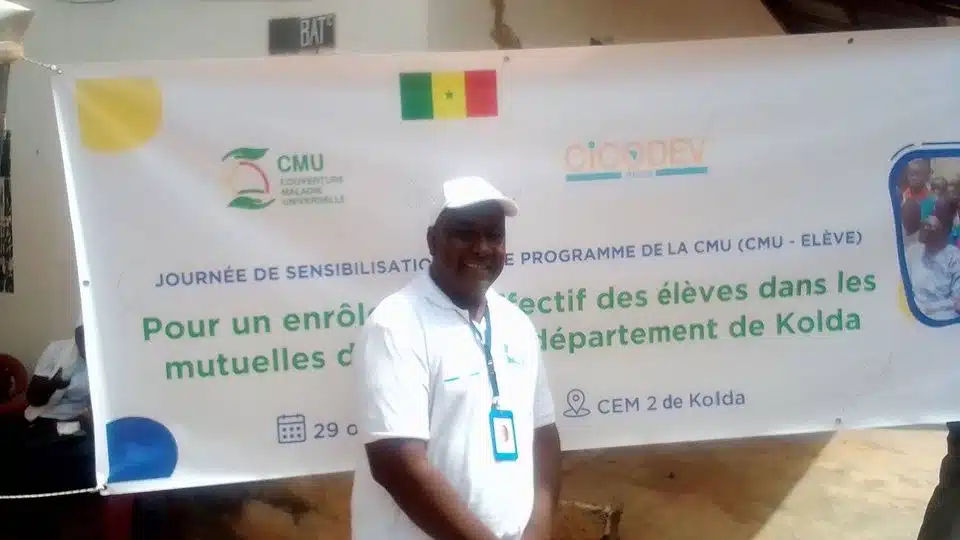 Couverture Maladie Universelle : le CICODEV obtient du maire Mameboye Diao l’enrôlement de tous les élèves de la commune de Kolda
