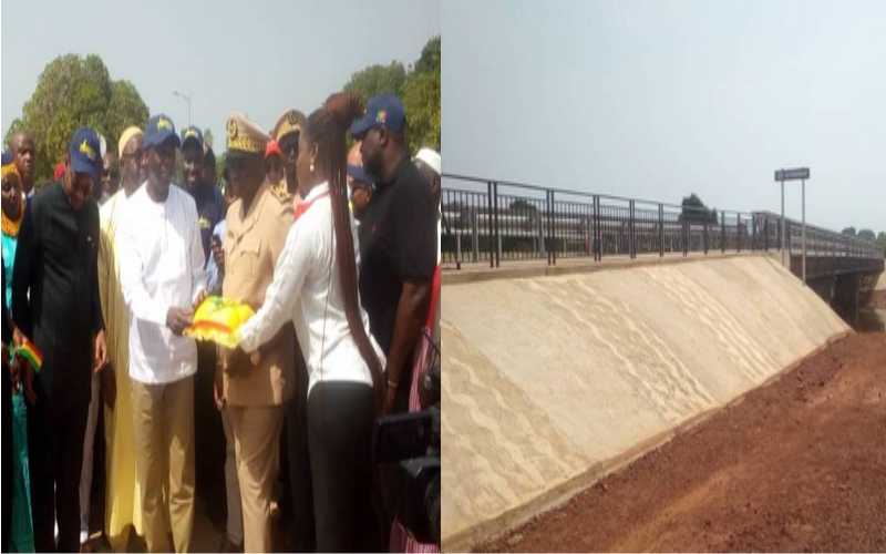 Kolda : le Ministre Mansour Faye a inauguré le pont de Hilèle