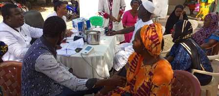 Journée de dépistage du diabète et de l’hypertension artérielle à Vélingara : sur 171 personnes dépistées , on recense 22 diabétiques et 38 hypertendus