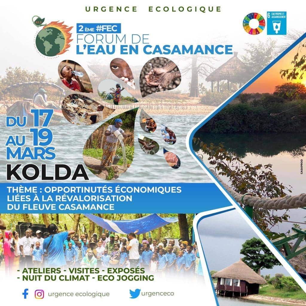 2e Forum de l’eau en Casamance : l’événement prévu à Kolda du 17 au 19 mars.