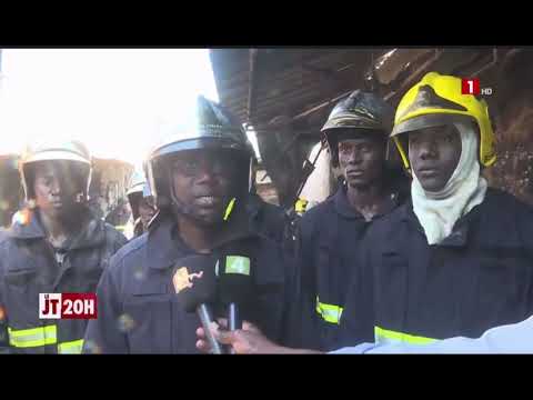 LE MARCHÉ BOUCOTTE DE ZIGUINCHOR RAVAGÉ PAR UN VIOLENT INCENDIE.
