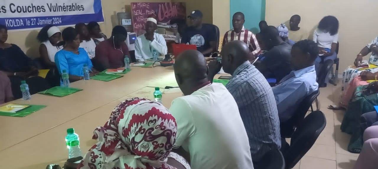 Kolda /Processus électoral : le CASADES renforce les connaissances des couches vulnérables sur les modifications du code électoral.