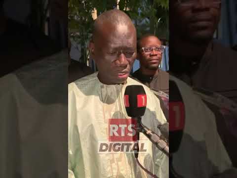 DÉCLARATION DU CANDIDAT SERIGNE MBOUP APRÈS L’ENREGISTREMENT DE SON TEMPS D’ANTENNE À LA RTS.