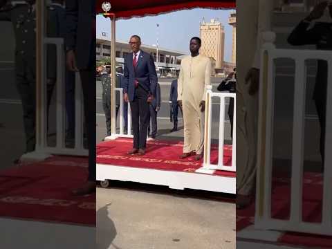 Arrivée du chef de l’État rwandais Paul Kagame au Sénégal