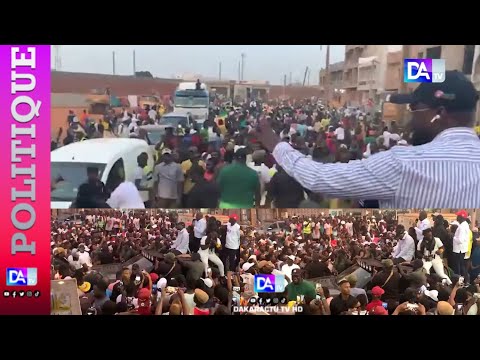 Sebi en ébullition : une foule enflammée suspendue aux mots d’Ousmane Sonko, le leader de PASTEF