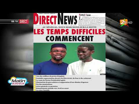 Matin Bonheur – La Revue des titres de Cheikh Kébé | Mardi 18 Fév. 2025
