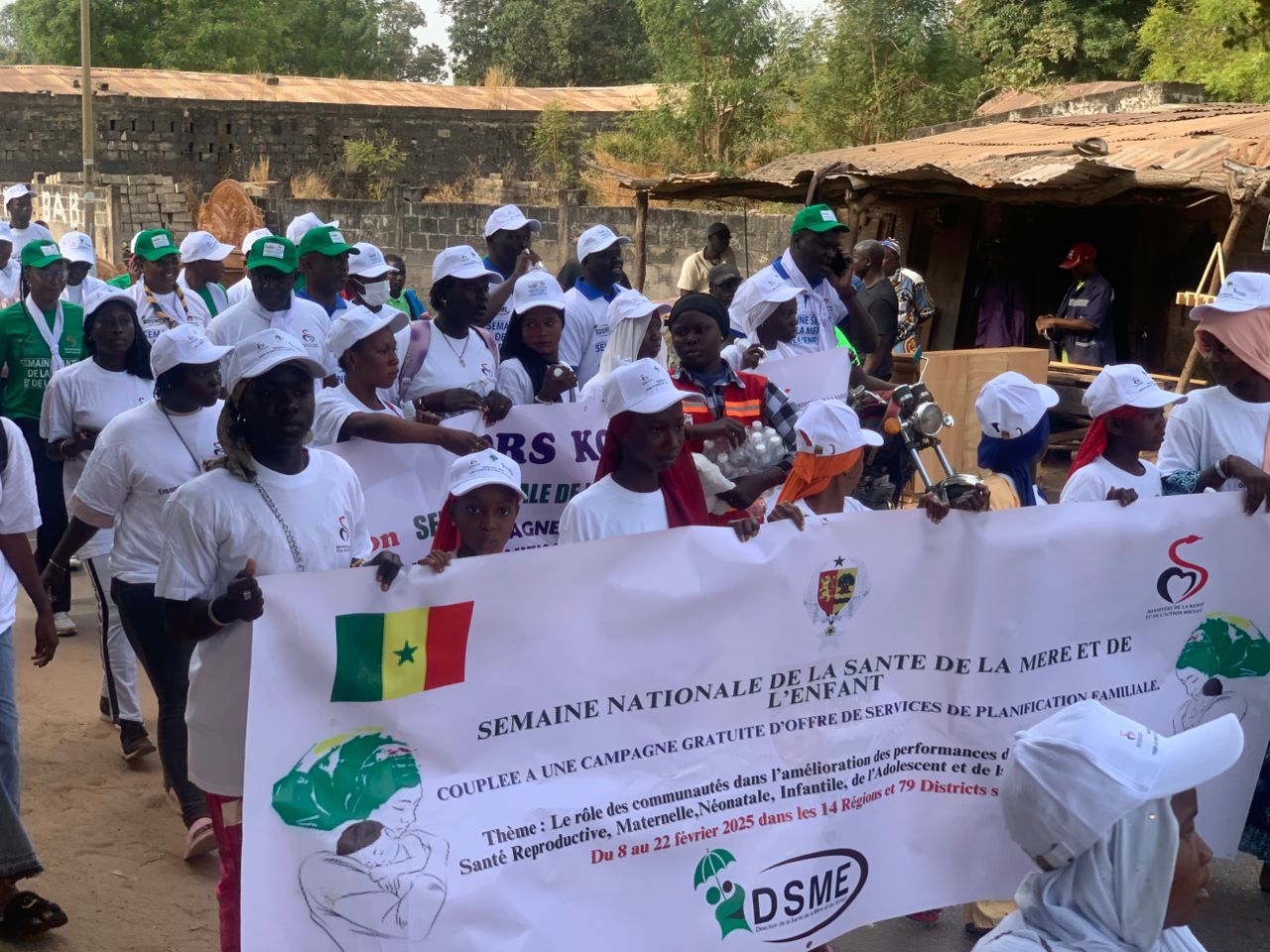 Randonnée pédestre et don de sang à Kolda : Une mobilisation pour la santé maternelle et infantile